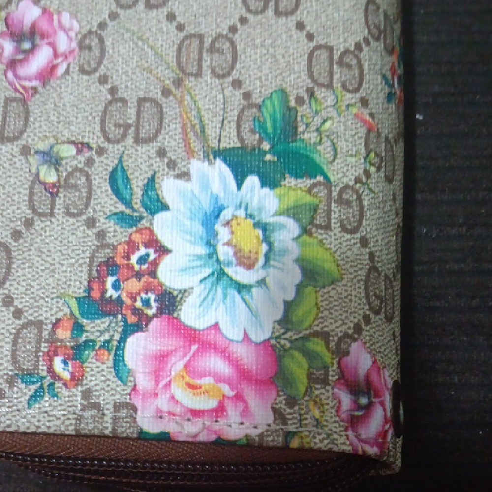 Floral Beige Wallet - Picture 10 of 11